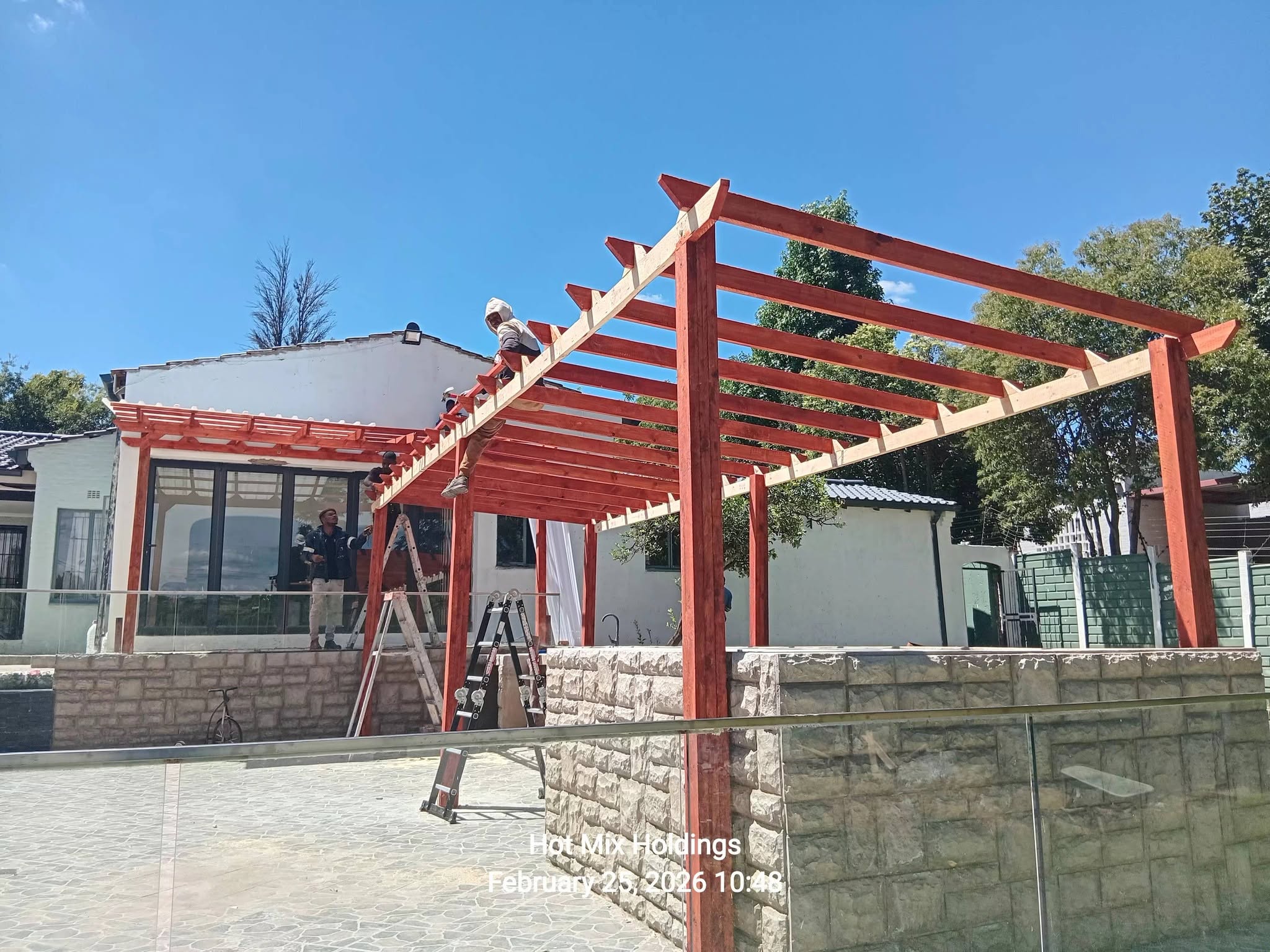 Pergola Shades project 20 by Hot Mix Holdings